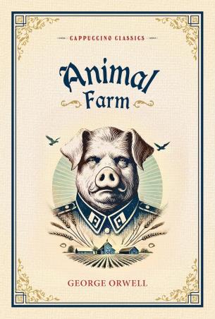 Book cover number 1 for Animal Farm written by George Orwell published by The Browser