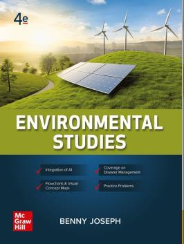 Book cover number 1 for Environmental Studies written by Benny Joseph published by McGraw Hill Education Private Limited