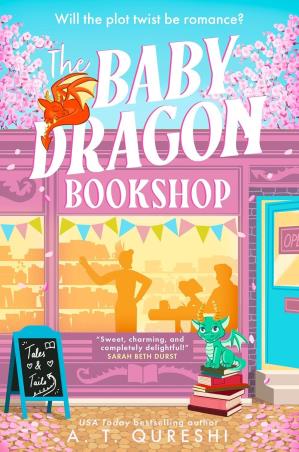 Book cover number 1 for The Baby Dragon Bookshop written by A. T. Qureshi published by Avon