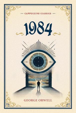 Book cover number 1 for 1984 (Cappuccino Classics) written by George Orwell published by Browser