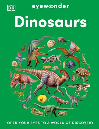 Book cover number 1 for Eyewonder Dinosaurs written by NA published by DK