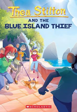Book cover number 1 for Thea Stilton 39 - The Blue Island Thief written by Elisabetta Dami published by Scholastic