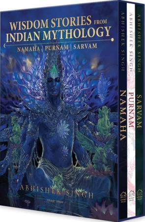 Book cover number 1 for Wisdom Stories from Indian Mythology (Namaha, Purnam, Sarvam) written by Abhishek Singh published by Wonder House