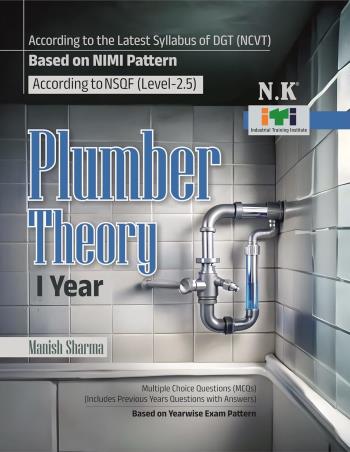 Book cover number 1 for NK - Plumber Theory 1 Year written by Manish Sharma published by Neelkanth Publishers (P) Limited