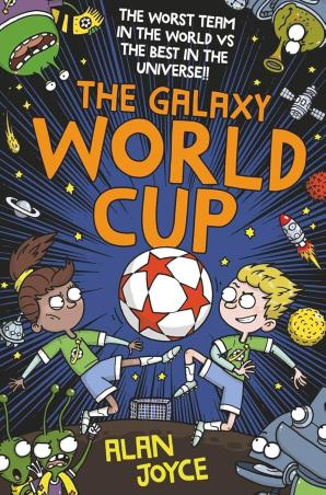 Book cover number 1 for The Galaxy World Cup written by Alan Joyce published by Chicken House