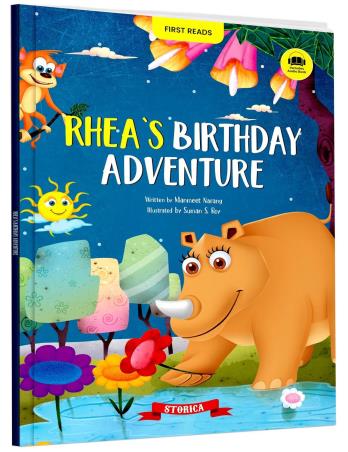 Book cover number 1 for Rhea's Birthday Adventure written by NA published by B. Jain Publishers (P) Ltd.