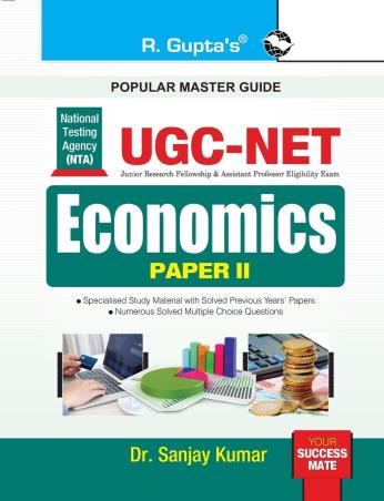 Book cover number 1 for R. Gupta's UGC-NET Economics (Paper-2) 2027 Edition written by Sanjay Kumar published by Ramesh Publishing House
