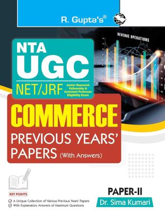 Book cover number 1 for R. Gupta's NTA-UGC-NET/JRF : Commerce Previous Years' Papers - 2 (2027 Edition) written by Sima Kumari published by Ramesh Publishing House