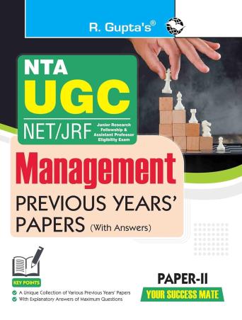 Book cover number 1 for R. Gupta's NTA-UGC-NET/JRF : Management Previous Years' Papers-2 (2027 Edition) written by R. Gupta published by Ramesh Publishing House