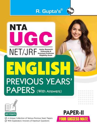 Book cover number 1 for R. Gupta's NTA-UGC-NET/JRF : English Previous Years’ Papers-2 (2027 Edition) written by NA published by Ramesh Publishing House
