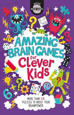 Book cover number 1 for Amazing Brain Games For Claver Kids written by NA published by Buster Books