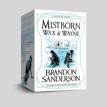 Book cover number 1 for Mistborn Wax & Wayne (A Mistborn Boxset) written by Brandon Sanderson published by Gollancz