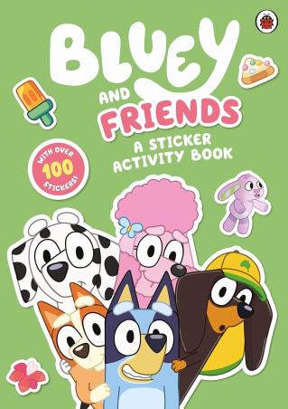 Book cover number 1 for Bluey And Friends : A Sticker Activity Book written by NA published by Ladybird