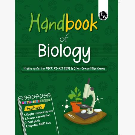 Book cover number 1 for Handbook Of Biology For NEET, CBSE & Other Competitive Exams (2026-27) written by NA published by Physicswallah Private Limited