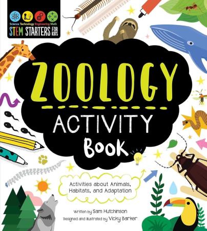 Book cover number 1 for Zoology Activity Book written by Sam Hutchinson published by B Small Publishing