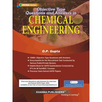 Book cover number 1 for Objective Type Questions and Answers in Chemical Engineering (20th Edion) written by O. P. Gupta published by Khanna Publishers