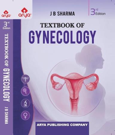 Book cover number 1 for Textbook Of Gynecology written by J. B. Sharma published by Arya Publishing Company