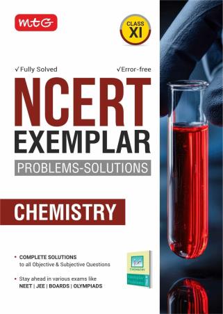 Book cover number 1 for NCERT Exemplar Problems-Solutions Chemistry Class 11 (2026-27 Edition) written by NA published by MTG Learning Media (P) Ltd.