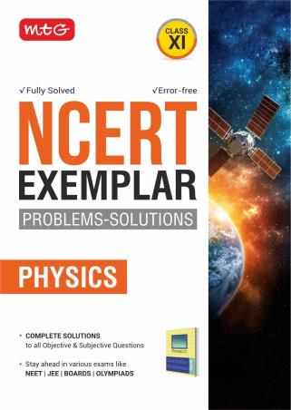 Book cover number 1 for NCERT Exemplar Problems-Solutions Physics Class 11 (2026-27 Edition) written by NA published by MTG Learning Media (P) Ltd.