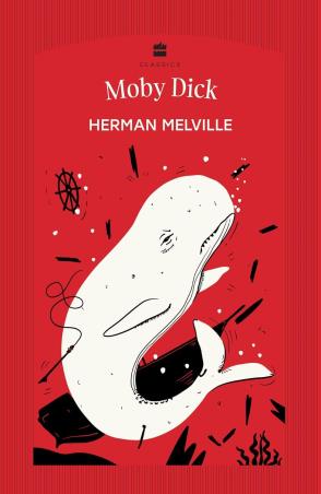 Book cover number 1 for Mody Dick written by Herman Melville published by Harper Collins Publishers