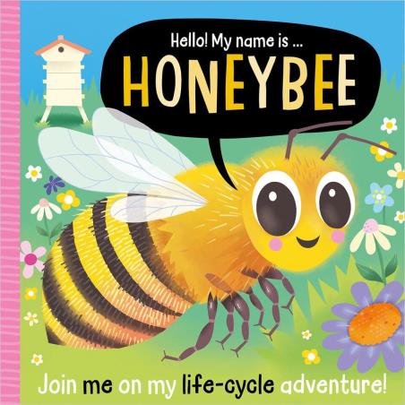 Book cover number 1 for Hello! My Name Is … Honeybee written by NA published by Make Believe Ideas Ltd.