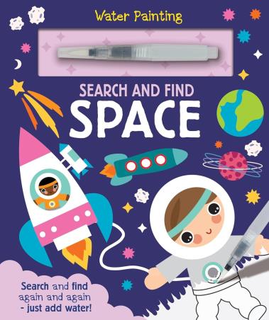 Book cover number 1 for Water Painting - Search And Find Space written by Georgie Taylor published by Two Windmills Limited