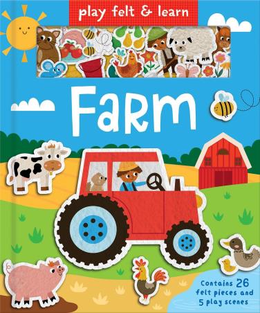 Book cover number 1 for Play Felt And Learn- Farm written by Alice Barker published by Two Windmills Limited