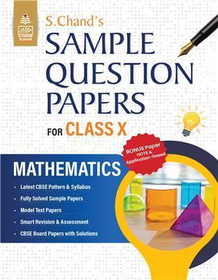 Book cover number 1 for S Chand’s Sample Question Papers Mathematics For Class 10 written by NA published by S. Chand Publishing