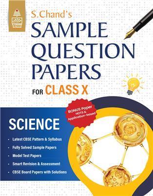 Book cover number 1 for S Chand’s Sample Question Papers Science For Class 10 written by NA published by S. Chand Publishing