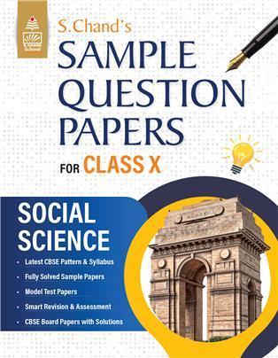 Book cover number 1 for S Chand’s Sample Question Papers Social Science For Class 10 written by NA published by S. Chand Publishing