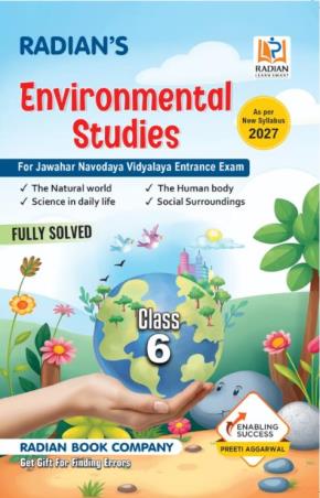 Book cover number 1 for Radian's Environmental Studies (For JNV) Class 6 : As Per New Syllabus 2027 written by NA published by Radian Book Company