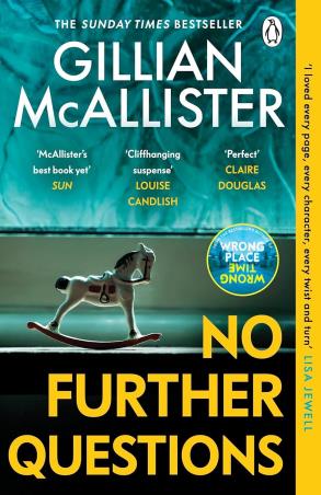 Book cover number 1 for No Further Questions written by Gillian McAllister published by Penguin Books