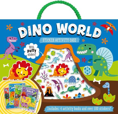 Book cover number 1 for Sticker Activity Case - Dino World written by NA published by Make Believe Ideas Ltd.
