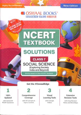 Book cover number 1 for Oswaal NCERT Textbook Solutions Class 7 Social Science (New Edition) written by NA published by Oswaal Books