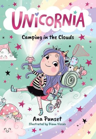 Book cover number 1 for Unicornia : Camping in the Clouds written by Ana Punset published by Walker Books