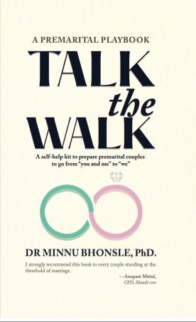 Book cover number 1 for Talk The Walk : A Premarital Playbook written by Minnu Bhonsle published by The Bombay Circle Press