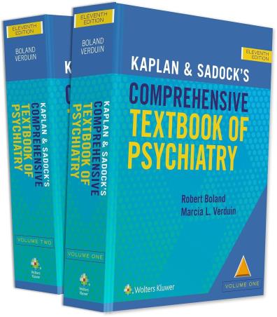 Book cover number 1 for Kaplan & Sadock''s Comprehensive Textbook Of Psychiatry (Volume 1 & 2) written by Robert Boland, Marcia L. Verduin published by Wolters Kluwer