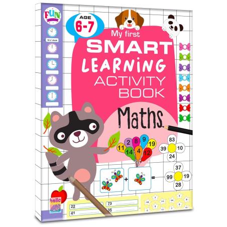 Book cover number 1 for My First Smart Learning Activity Book Maths (Age 6-7) written by NA published by Hello Friend