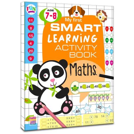Book cover number 1 for My First Smart Learning Activity Book Maths (Age 7-8) written by NA published by Hello Friend