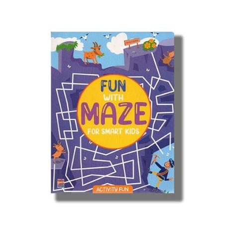 Book cover number 1 for Fun With Maze For Smart Kids written by NA published by Hello Friend
