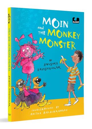 Book cover number 1 for Moin And The Monkey Monster written by Anushka Ravishankar, Anitha Balachandran published by Duckbill