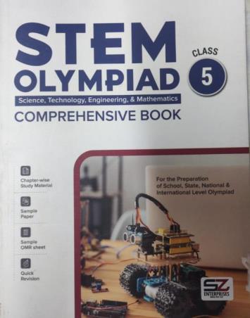 Book cover number 1 for Stem Olympiad Comprehensive Book Class 5 written by NA published by Silverzone Enterprises India Pvt. Ltd.
