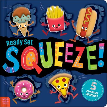 Book cover number 1 for Ready Set Squeeze! written by Christie Hainsby published by Make Believe Ideas Ltd.
