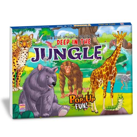 Book cover number 1 for My First Amazing Pop-Up Book Deep In The Jungle written by NA published by Brijbasi Art Press Ltd