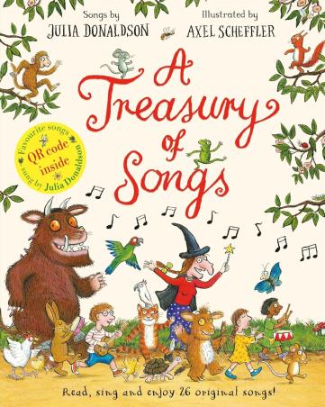 Book cover number 1 for A Treasury Of Songs written by Julia Donaldson published by Pan Macmillan