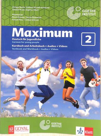 Book cover number 1 for Maximum 2 (Deutsch Fur Jugendliche) Textbook ANd Workbook + Audios + Videos written by NA published by Goyal Publishers & Distributors Pvt. Ltd.