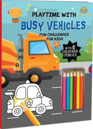 Book cover number 1 for Playtime With Busy Vehicles - Fun Challenges For Kids written by NA published by Booktopus