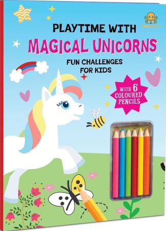 Book cover number 1 for Playtime With Magical Unicorns - Fun Challenges For Kids written by NA published by Booktopus