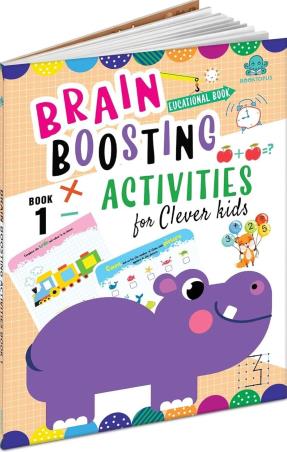 Book cover number 1 for Brain Boosting Activities For Clever Kids Book 1 written by NA published by Booktopus