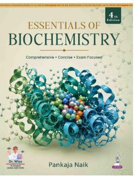 Book cover number 1 for Essentials Of Biochemistry written by Pankaja Naik published by Jaypee Brothers Medical Publishers (P) Ltd.